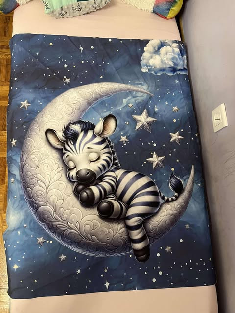 Plaid et coussin Zèbre pour bébé – photo 2