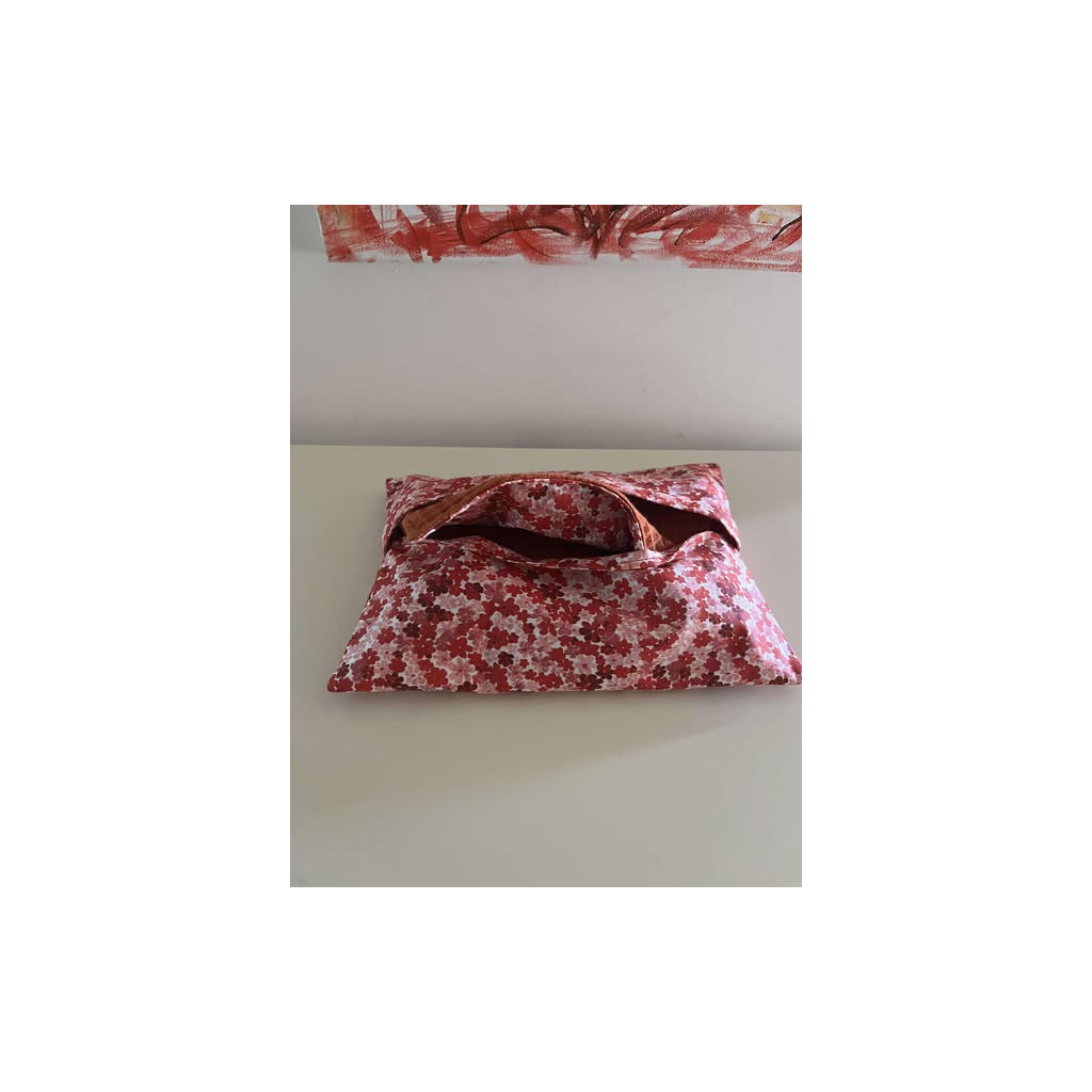 Essuie-tout lavable fleur rouge Essuie-tout lavable fleur rouge