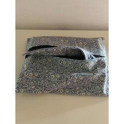 essuie-tout lavable fleur bleue