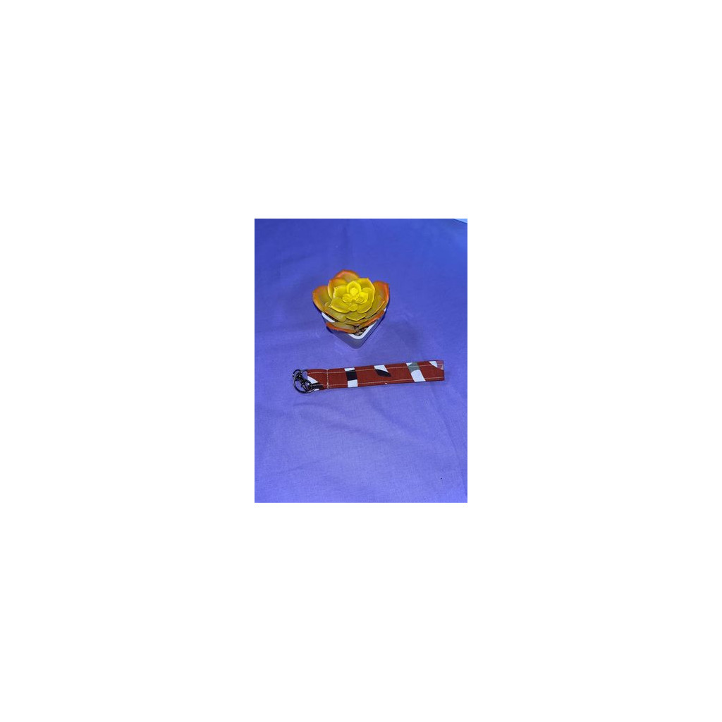Porte-clés dragonne marron Porte-clés dragonne marron