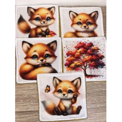 Panier et ses lingettes Maple Fox