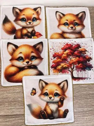 Panier et ses lingettes Maple Fox – photo 3