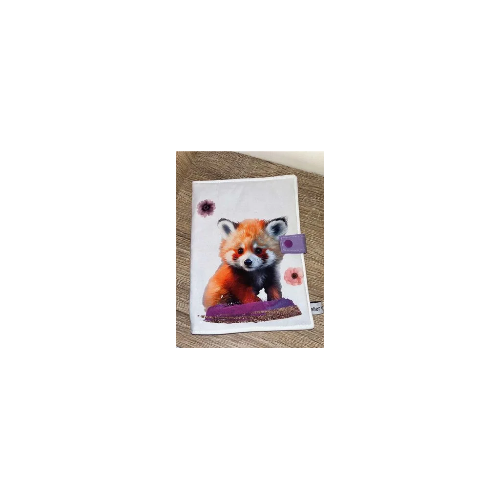 Protège carnet de santé Panda roux