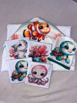 Coffret sortie de bain Voyage sous la mer