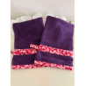 Lot de 2 gants de toilette