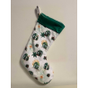 Chaussette de Noël petit lutin vert