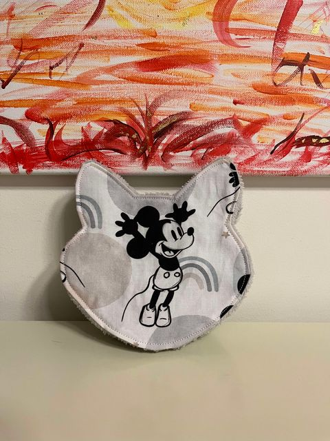 Lot de 6 lingettes tête de chat Mickey